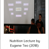 Mountain Dog Diet - Nutrition Lecture by Eugene Teo (2018)