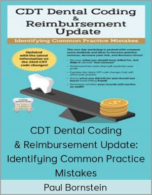 Paul Bornstein – CDT Dental Coding & Reimbursement Update
