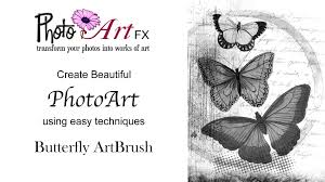 PhotoArtFX using Photoshop- Butterfly ArtBrush