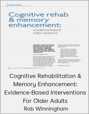 Rob Winningham – Cognitive Rehabilitation & Memory Enhancement