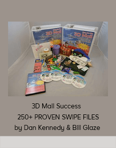 3D Mail Success - 250+ PROVEN SWIPE FILES by Dan Kennedy & Bill Glaze