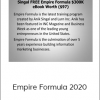 Anik Singal - Empire Formula 2020