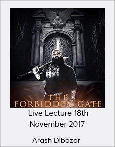 Arash Dibazar - Live Lecture 18th November 2017