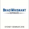 Brad Whisnant - SYDNEY SEMINAR 2016