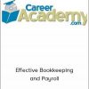 Career Academy - Effective Bookkeeping and Payroll