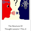 Kenrick Cleveland - The Structure Of Thought Lessons 1 Thru 4