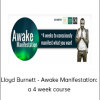 Lloyd Burnett - Awake Manifestation: a 4 week course