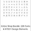 Pixelo - Entire Shop Bundle -226 Fonts & 6700+ Design Elements
