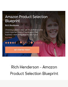 Rich Henderson - Amazon Product Selection Blueprint