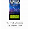 Ronnie Sandlin - Ronnie Sandlin - The Profit Weekend Live Stream Ticket