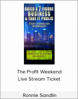 Ronnie Sandlin - Ronnie Sandlin - The Profit Weekend Live Stream Ticket