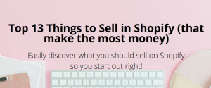 Sara Titus - Top 13 Things To Sell In Shopify