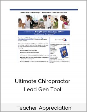 Ultimate Chiropractor Lead Gen Tool - Teacher Appreciation