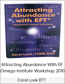 Carol Look EFT - Attracting Abundance With EFT Omega Institute Workshop 2010