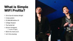 Chris Eom & Andrew Wright - Simple WiFi Profits