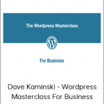 Dave Kaminski - Wordpress Masterclass For Business