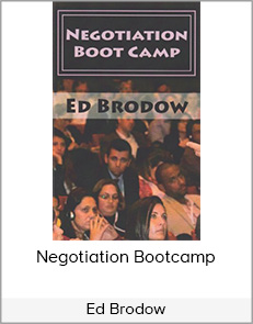 Ed Brodow - Negotiation Bootcamp
