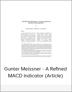 Gunter Meissner - A Refined MACD Indicator (Article)