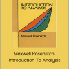 Maxwell Rosenlitch - Introduction To Analysis