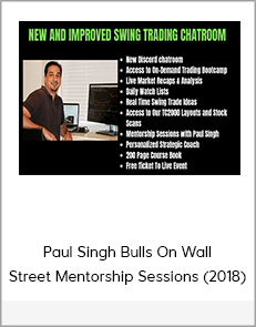 Paul Singh Bulls On Wall Street Mentorship Sessions (2018)