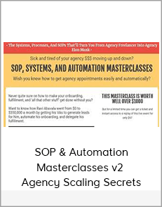 SOP & Automation Masterclasses v2 - Agency Scaling Secrets