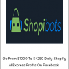 Shopibots - Go From $1000 To $4250 Daily Shopify/AliExpress Profits On Facebook