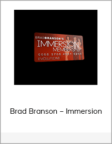 Brad Branson – Immersion