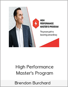 Brendon Burchard – High Performance Master's Program