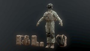 CGTrader - Soldier complete Pack
