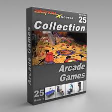 DigitalXModels – 3D Model Collection – Volume 25: ARCADE GAMES