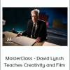 MasterClass - David Lynch Teaches Creativity and Film