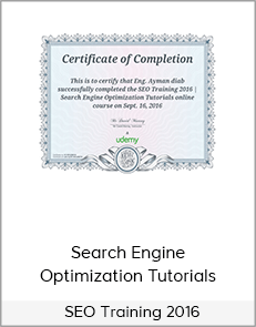 Search Engine Optimization Tutorials – SEO Training 2016