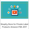 Shopify Store for Private Label Products Amazon FBA 2017