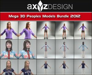 AXYZ – 3DModels Female