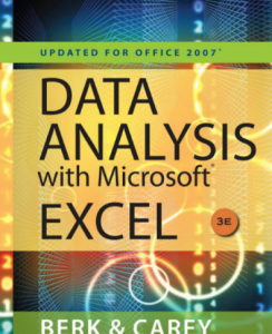 Kenneth N.Berk, Patrick Carey – Data Analysis with Microsoft Excel