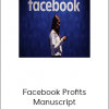 Facebook Profits Manuscript