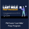 Shivshanker Shenoy, PMP - PM Exam 'Last Mile' Prep Program (Simplified Education Systems 2020)