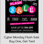 Cyber Monday Flash Sale - Buy One, Get Two!