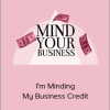 Sabrina Peterson - I'm Minding My Business Credit