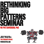 Pat Davidson - Rethinking The Big Patterns Seminar