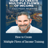 GrantCardone - How to Create Multiple Flows of Income Training