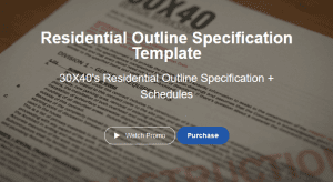 Eric Reinholdt - Residential Outline Specification Template