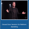 Marshall Sylver - Closed Door Session On Platform Speaking