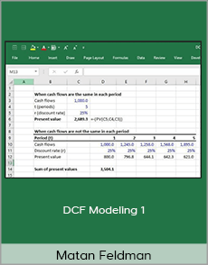 Matan Feldman - DCF Modeling 1