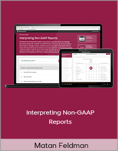 Matan Feldman - Interpreting Non-GAAP Reports