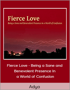 Adya - Fierce Love - Being a Sane and Benevolent Presence in a World of Confusion