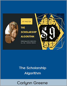 Carlynn Greene - The Scholarship Algorithm
