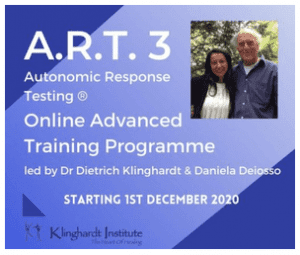 Dietrich Klinghardt and Daniela Deiosso - Klinghardt A.R.T.® 3 Advanced Worldwide Online Programme 1st December 2020
