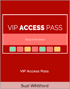 Suzi Whitford - VIP Access Pass