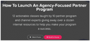 Alex Glenn - How To Launch An Agency Focused Partner Program